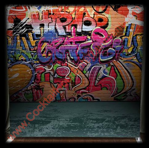 graffiti hip hop florida photo booth rental curtain