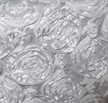 silver rosette florida photo booth rental curtain